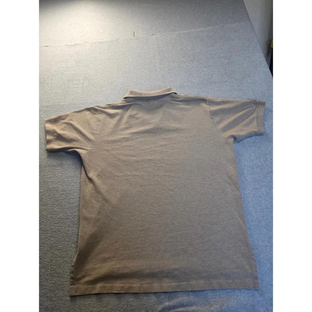 Polo Ralph Lauren‎ Mens XL Tan Khaki Short Sleeve Cotton Pique Polo Shirt Logo